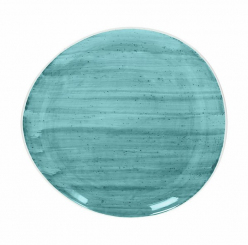 Teller flach 27 cm azzurro Geschirrserie B-RUSH Tognana 