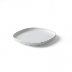 Teller flach 18 x 18 cm Skagen weiß Holst Porzellan 