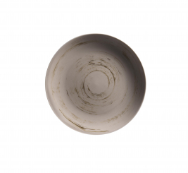 Teller flach rund 26,8 cm beige Porzellan Derby Mäser 