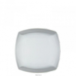 Teller tief 21 cm Tokio Uni weiß Saturnia 