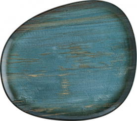 Vago Teller flach 33 cm Envisio Madera Mint Bonna 