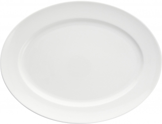 Platte oval Fahne 36cm Snow von Zwiesel Fortessa 