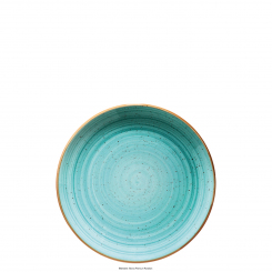 Gourmet Teller tief 20 cm Aura Aqua Bonna 