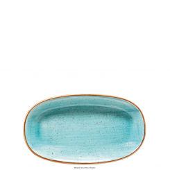 Gourmet Platte 24 x 14 cm Aura Aqua Bonna 