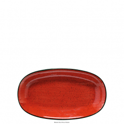 Gourmet Platte oval 24 x 14 cm Aura Passion Bonna 