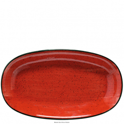 Gourmet Platte oval 34 x 19 cm Aura Passion Bonna 