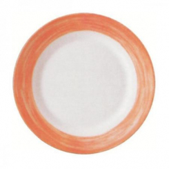 Teller flach 23,5 cm Brush orange Arcoroc 