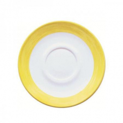 Kaffee Untertasse Brush yellow Arcoroc 