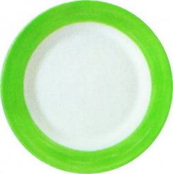 Teller tief Brush green Arcoroc 