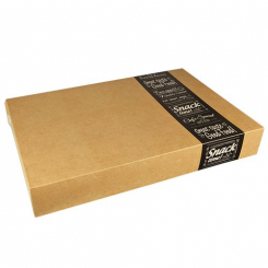 Catering-Kartons "pure" eckig 8 x 37,6 x 55,7 cm "Good Food" groß Papstar 