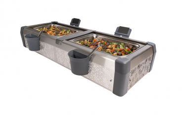 Chafing Dish Cover Set CC02-S Edelstahl von Chefing Cuisine 