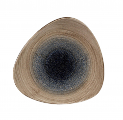 Churchill Stonecast Auqeous Bayou Teller flach dreieckig 22,9cm 