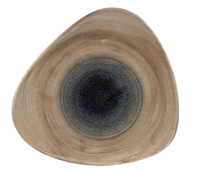 Churchill Stonecast Auqeous Bayou Teller flach dreieckig 26,5cm 