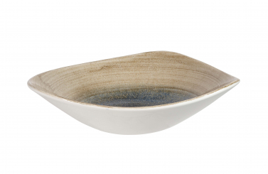 Churchill Stonecast Auqeous Bayou Schale dreieckig 23,5cm/0,6l 