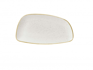 Churchill Stonecast Barley White Chefs Geo Platte 35x18,5cm 