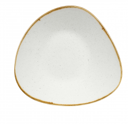 Churchill Stonecast Barley White Schale flach dreieckig 27,2x26,7cm 