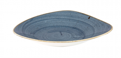 Churchill Stonecast Blueberry Schale flach dreieckig 27,2x26,7cm 