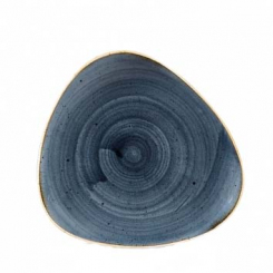 Churchill Stonecast Blueberry Teller flach dreieckig 19,2cm 