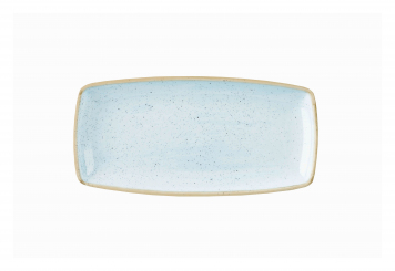 Churchill Stonecast Duck Egg Blue Oblong Platte 29,5x15cm 