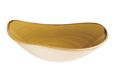 Churchill Stonecast Mustard Seed Yellow Schale dreieckig 23,5cm/0,6l 