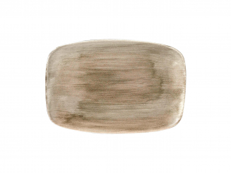 Churchill Stonecast Patina Antique Taupe Chefs Oblong Platte 35,5x24,5cm 