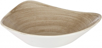 Churchill Stonecast Patina Antique Taupe Schale dreieckig 23,5cm/0,6l 