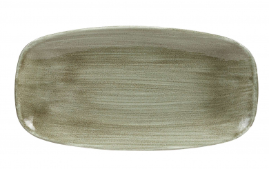 Churchill Stonecast Patina Burnished Green Chefs Oblong Platte 29,8x15,3cm 
