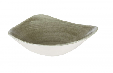 Churchill Stonecast Patina Burnished Green Schale dreieckig 23,5cm/0,6l 