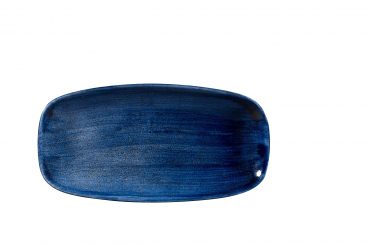 Churchill Stonecast Patina Cobalt Blue Chefs Oblong Platte 29,8x15,3cm 