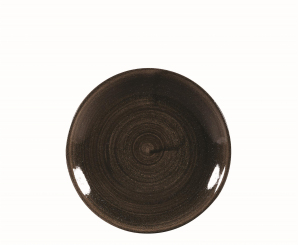 Churchill Stonecast Patina Iron Black Teller flach coupe 16,5cm 