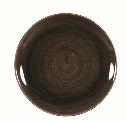 Churchill Stonecast Patina Iron Black Teller flach coupe 28,8cm 
