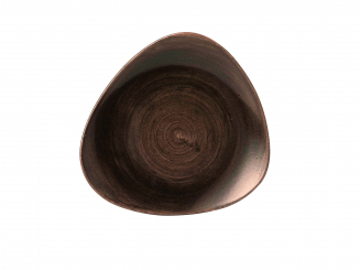 Churchill Stonecast Patina Iron Black Teller flach dreieckig 19,2cm 