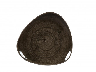 Churchill Stonecast Patina Iron Black Teller flach dreieckig 22,9cm 
