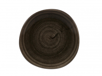 Churchill Stonecast Patina Iron Black Teller flach rund organic 18,6cm 