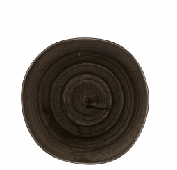 Churchill Stonecast Patina Iron Black Teller flach rund organic 21cm 
