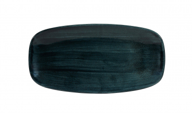 Churchill Stonecast Patina Rustic Teal Chefs Oblong Platte 29,8x15,3cm 
