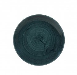 Churchill Stonecast Patina Rustic Teal Teller flach coupe 21,7cm 