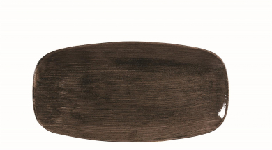 Churchill Stonecast Patina Iron Black Chefs Oblong Platte 29,8x15,3cm 