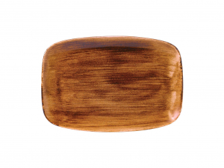 Churchill Stonecast Patina Vintage Copper Chefs Oblong Platte 35,5x24,5cm 