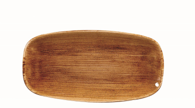 Churchill Stonecast Patina Vintage Copper Chefs Oblong Platte 35,5x18,9cm 