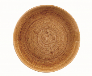 Churchill Stonecast Patina Vintage Copper Teller flach coupe 26cm 