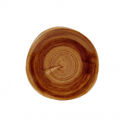 Churchill Stonecast Patina Vintage Copper Teller flach rund organic 21cm 