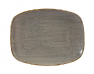 Churchill Stonecast Peppercorn Grey Chefs Oblong Platte 30x19,9cm 