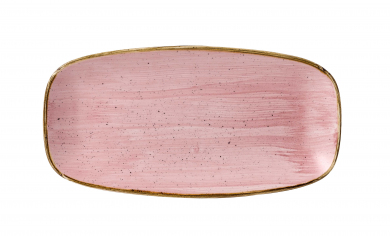 Churchill Stonecast Petal Pink Chefs Oblong Platte 29,8x15,3cm 