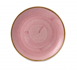 Churchill Stonecast Petal Pink Teller flach coupe 26cm 