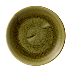 Churchill Stonecast Plume Olive Teller flach coupe 26cm ab 12 Stück