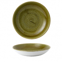 Churchill Stonecast Plume Olive Coupe Bowl 24,8cm/1,14l 