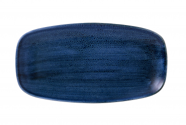 Churchill Stonecast Plume Ultramarine Chefs Oblong Platte 35,5x18,9cm 