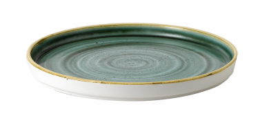 Churchill Stonecast Samphire Green Teller mit Rand 21cm ab 6 Stück