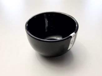 Melamin Diamond Round Schüssel 9 cm, Schwarz Q Squared 